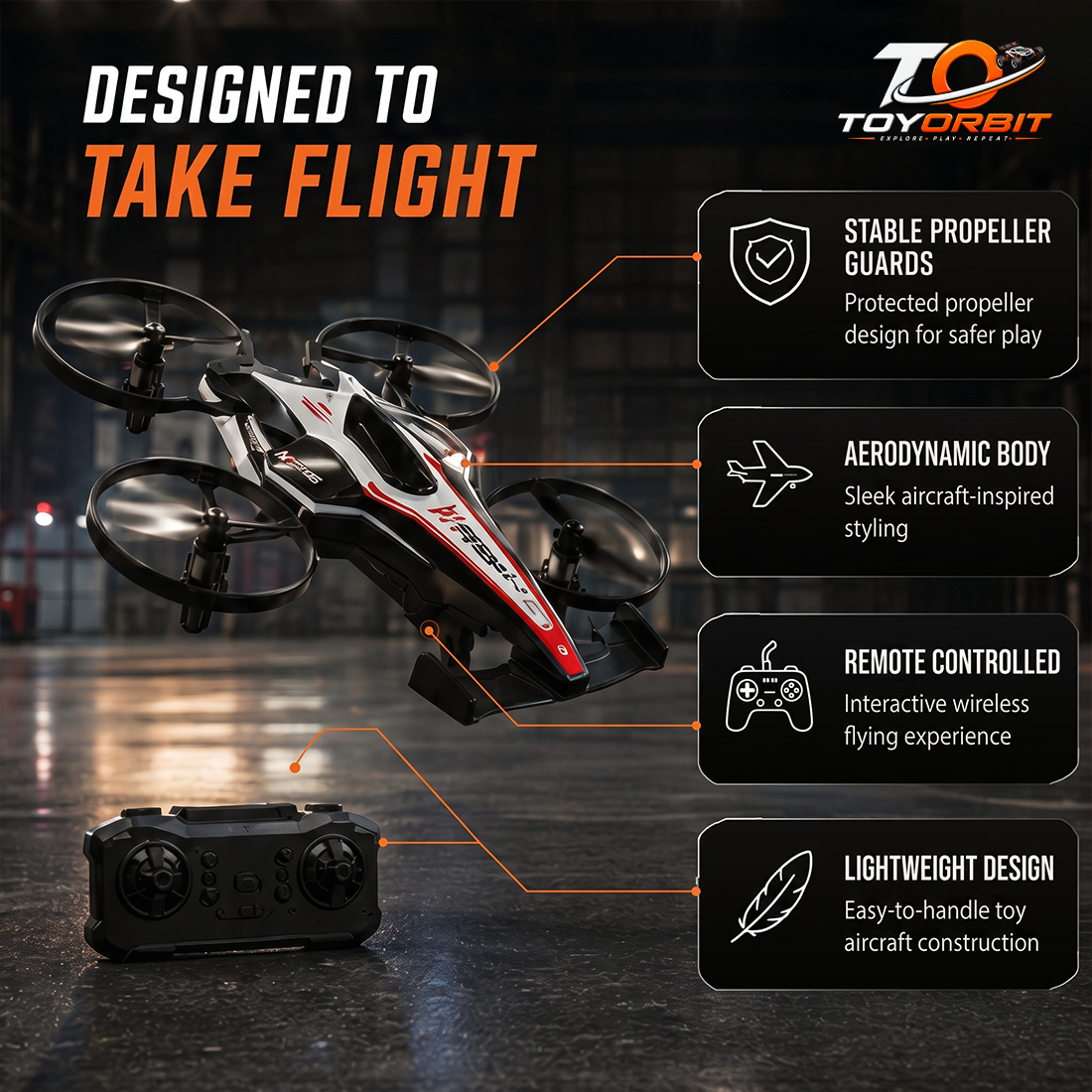 2-in-1 RC Flying Car Drone