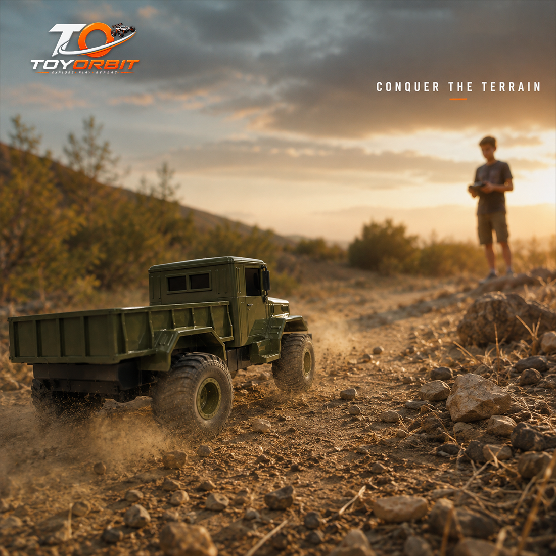 Military RC Off-Road Truck