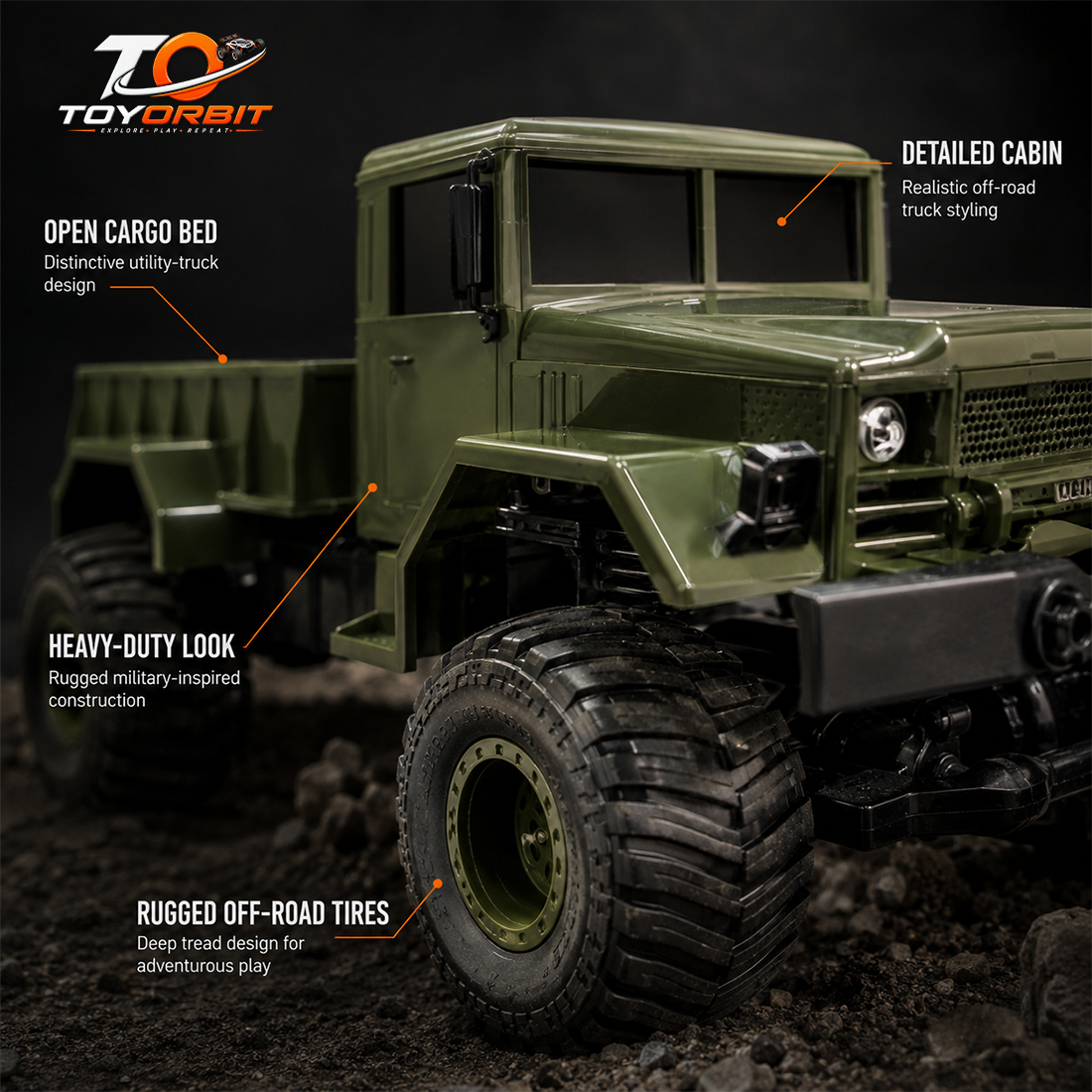 Military RC Off-Road Truck