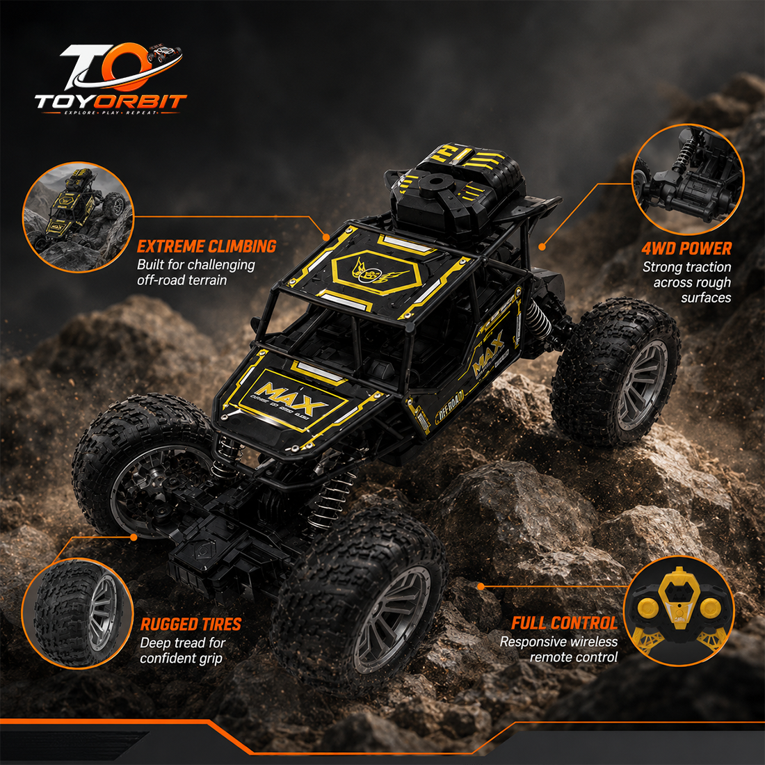 Extreme RC Off-Road Rock Crawler