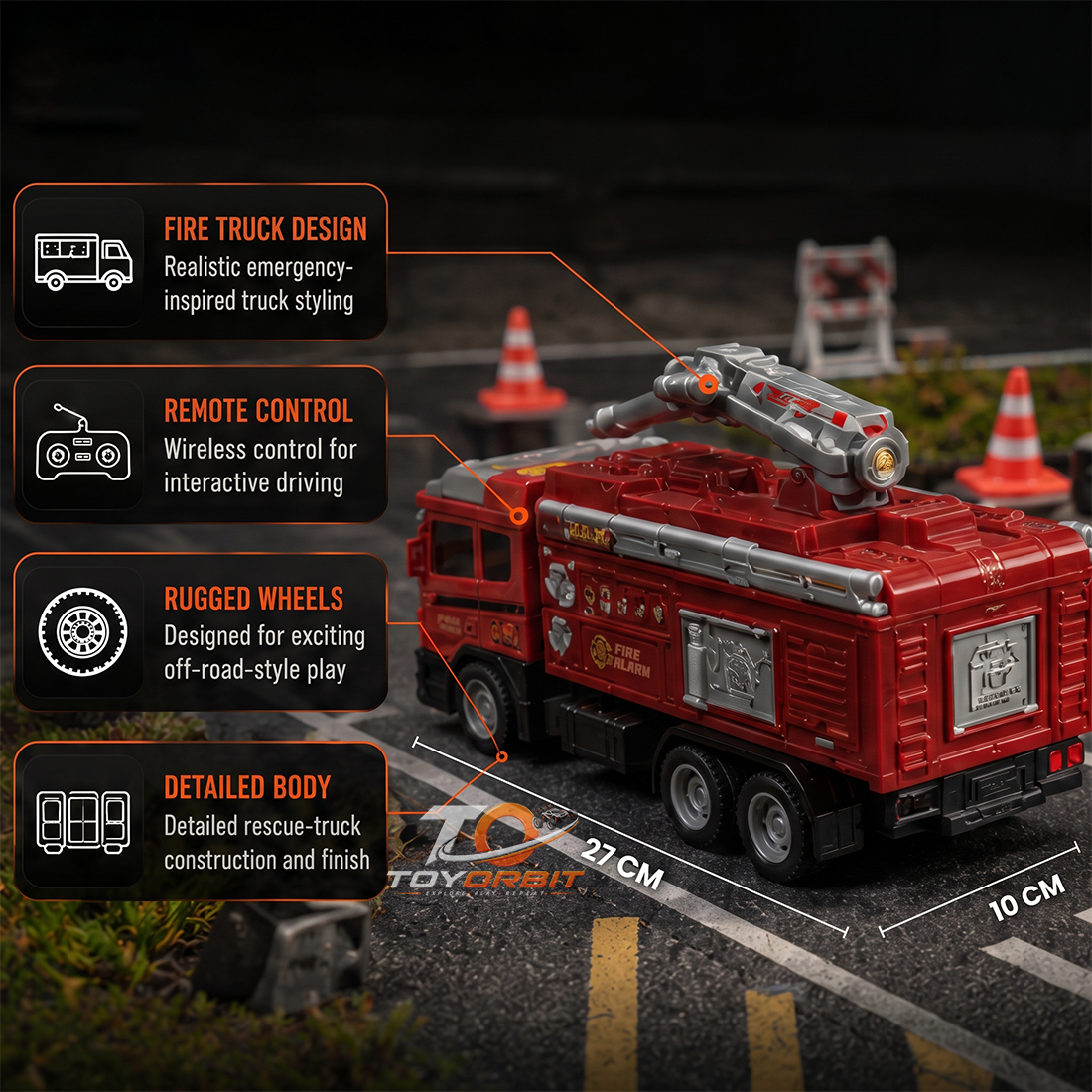 RC Fire Rescue Engine Truck