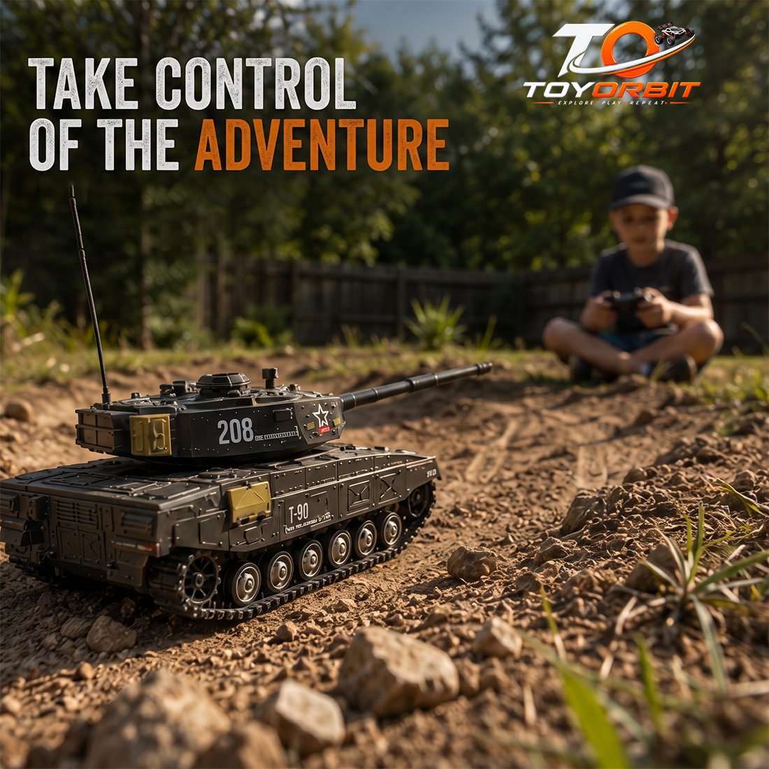 Armored RC Battle Tank — image 3
