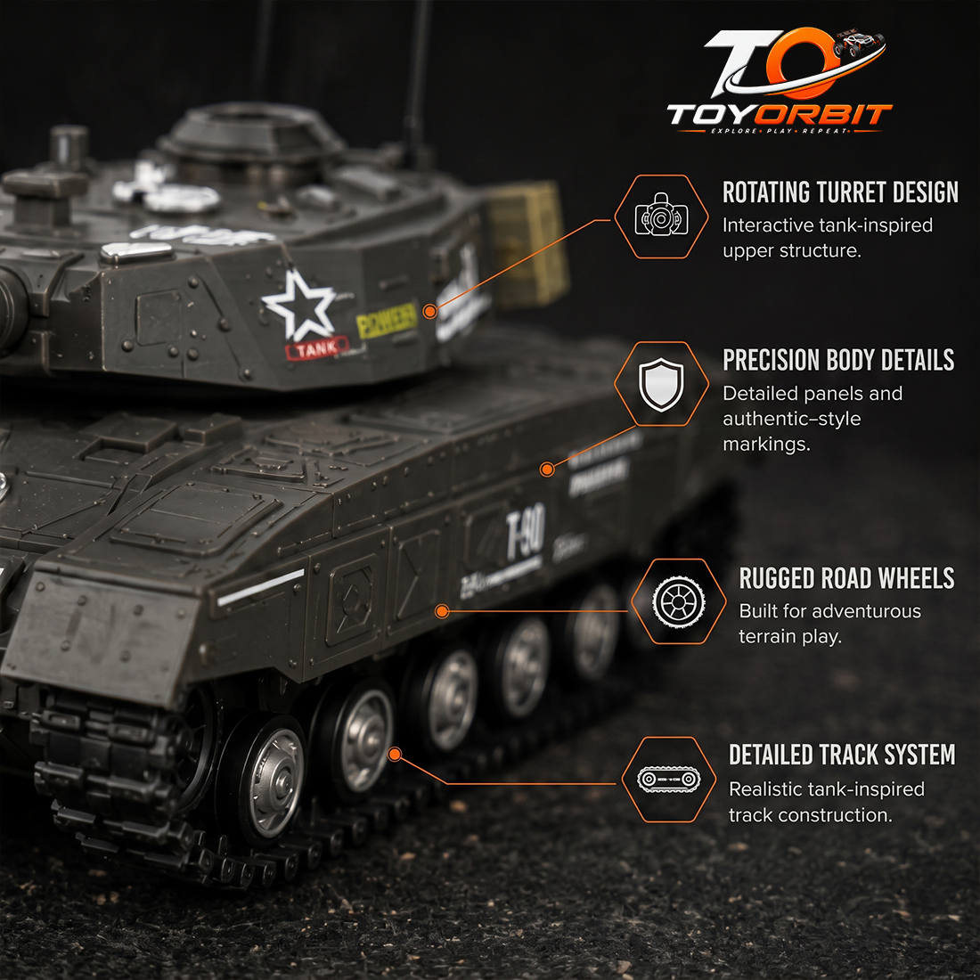 Armored RC Battle Tank
